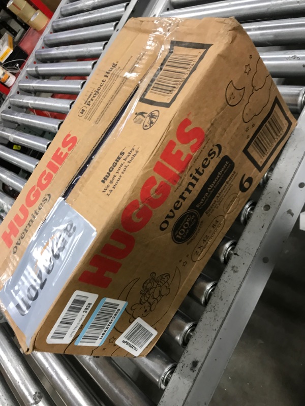 Photo 1 of Huggies Size 6 Overnites Baby Diapers: Overnight Diapers, Size 6 (35+ lbs), 84 Ct (2 Packs of 42), Packaging May Vary