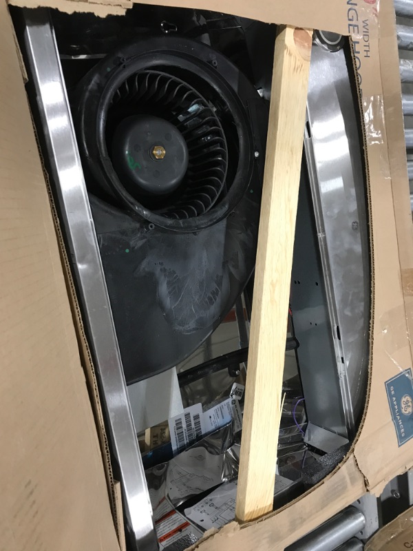 Photo 1 of GE 30" Energy Star Certified Under The Cabinet Hood with Convertible Duct, Vertical and rear exhaust with, 2 Speed Exhaust Fan, Reusable Filter and LED Lights in Stainless Steel