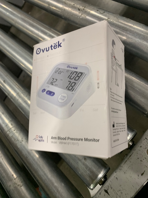 Photo 1 of Ovutek Blood Pressure Monitors for Home Use Upper Arm, 8.7"-16.5" BP Cuff with 245 Sets for 3 Users, Large Display Automatic Digital Blood Pressure Machine with Batteries