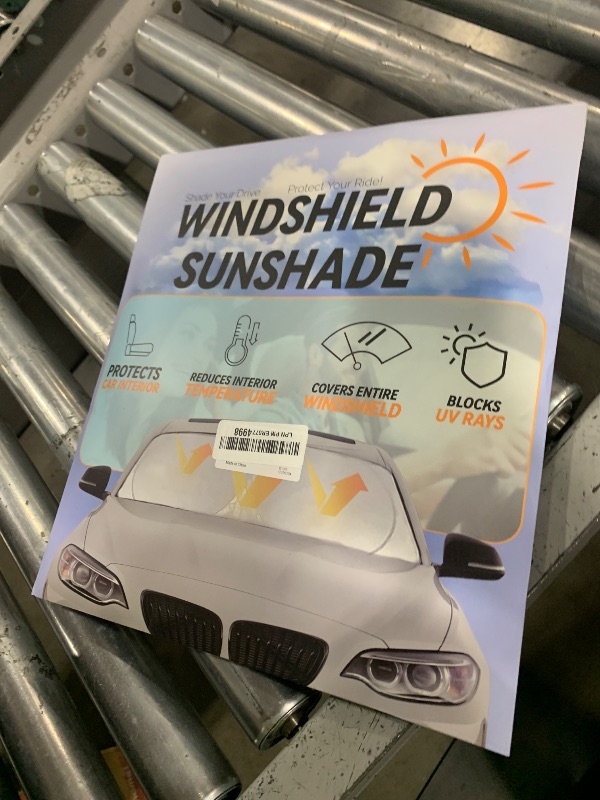 Photo 1 of INSAUTO Foldable Windshield Sun Shade for BMW X3 2018-2025, Heat & UV Protection Car Sunshade with Storage Bag, Keep Interior Cool & Easy Installation