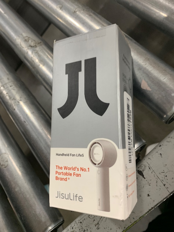 Photo 1 of JISULIFE Mini Portable Fan-Bladeless Safe Design, Powerful Turbo Handheld Fan with 5 Speeds, 16Hrs Max Cooling Time?USB Rechargeable, Small Pocket for Travel/Lash, Gifts For Girls/Women