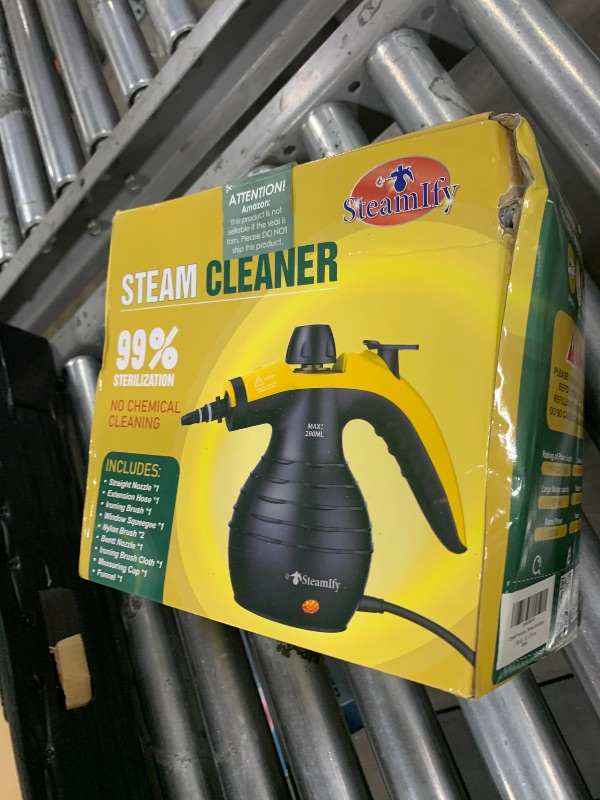 Photo 1 of Pressurized Handheld Steam Cleaner with 10pcs Accessories & Safety Lock, Multi-Purpose & Powerful Portable Steamer for Cleaning, Home Use, Car, Bathroom, Shower, Upholstery, Grout, Window, Grease