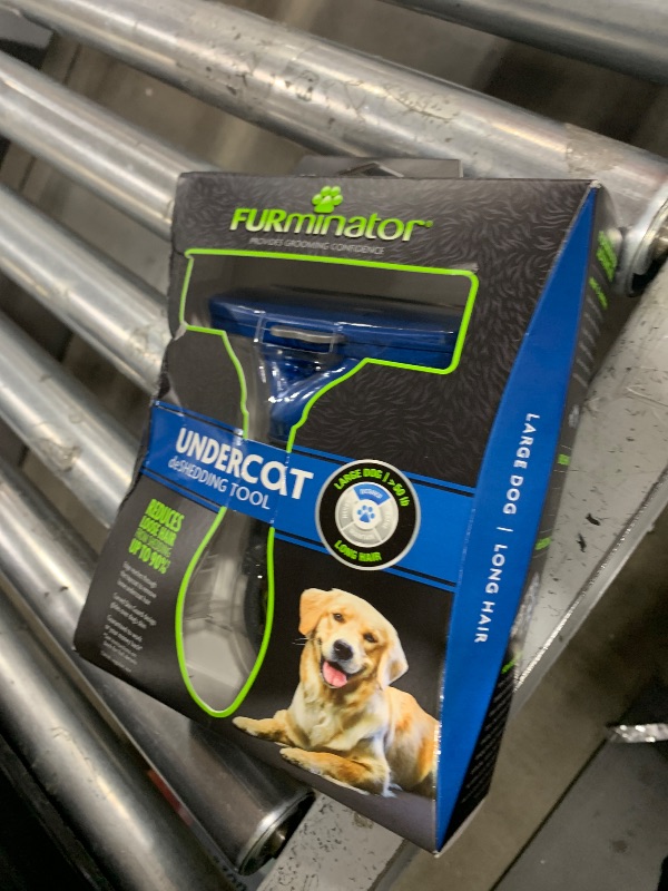 Photo 1 of FURminator Undercoat Deshedding Tool for Dogs, Deshedding Brush for Dogs, Removes Loose Hair and Combats Dog Shedding