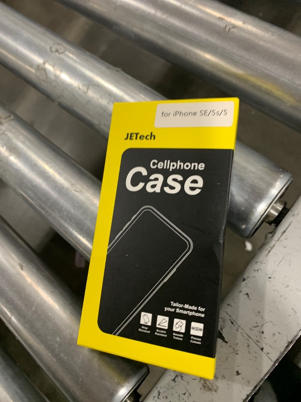 Photo 1 of JETech Case for iPhone SE 2016 (Not for 2020), iPhone 5s and iPhone 5, Non-Yellowing Shockproof Phone Bumper Cover, Anti-Scratch Clear Back (Clear)