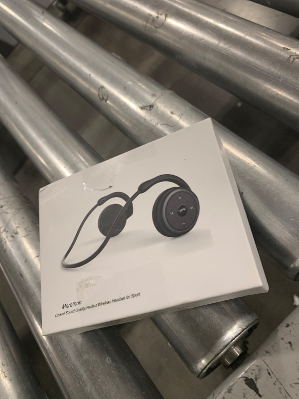 Photo 1 of RTUSIA Small Bluetooth Headphones Wrap Around Head - Sports Wireless Headset with Built in Microphone and Crystal-Clear Sound, Foldable and Carried in The Purse, and 12-Hour Battery Life, Green