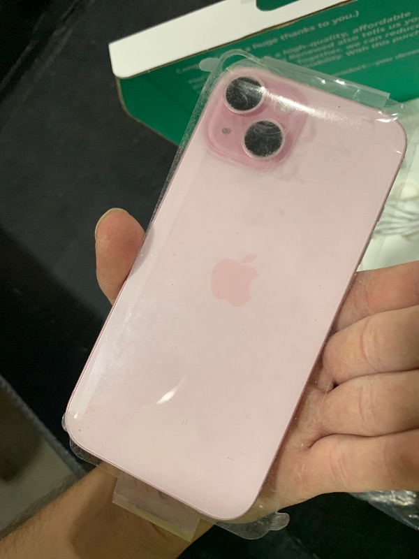 Photo 1 of Apple iPhone 15, 256GB, Pink - Unlocked (Renewed Premium)