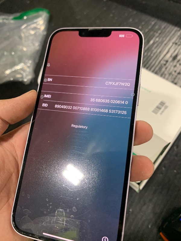 Photo 1 of Apple iPhone 14 Plus, 128GB, Purple for Unlocked (Renewed Premium)
