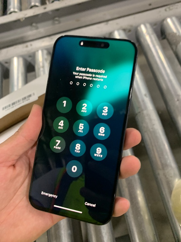 Photo 1 of Apple iPhone 15 Pro Max, 256GB, Blue Titanium - Unlocked (Renewed) *******PASSWORD LOCKED***********
