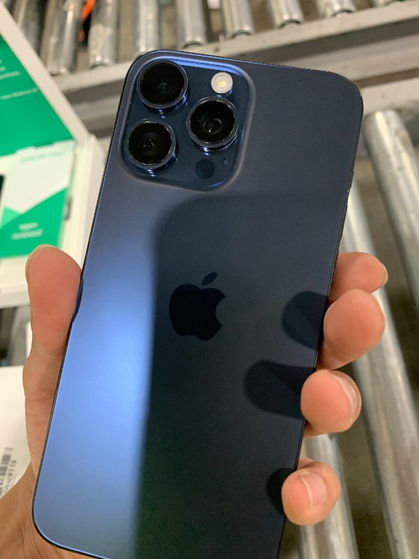 Photo 1 of Apple iPhone 15 Pro Max, 256GB, Blue Titanium - Unlocked (Renewed) *******PASSWORD LOCKED***********