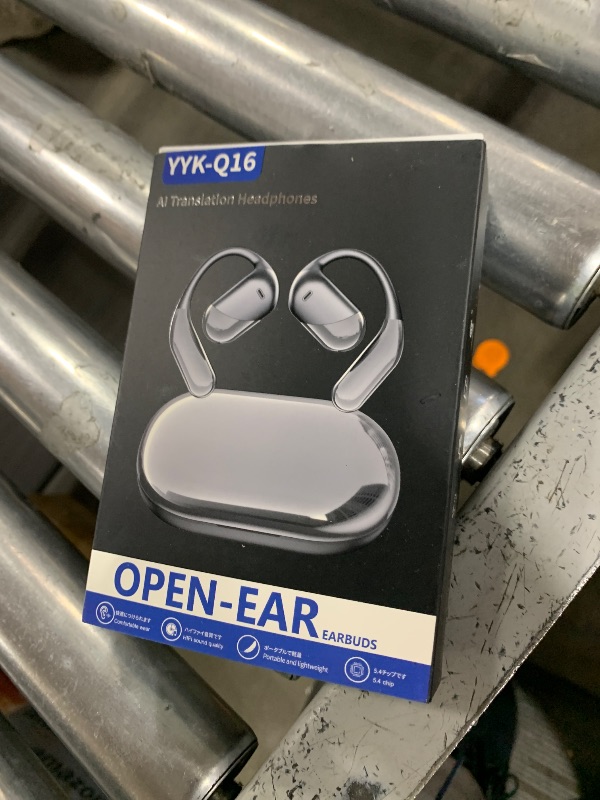 Photo 1 of Paekole Translation Earbuds Real Time - AI 144 Language Translator Earbuds, Audifonos Traductores Inglés Español, 3-in-1 Translating Device, Translate Ear Buds for Travel Learning with Charging Case