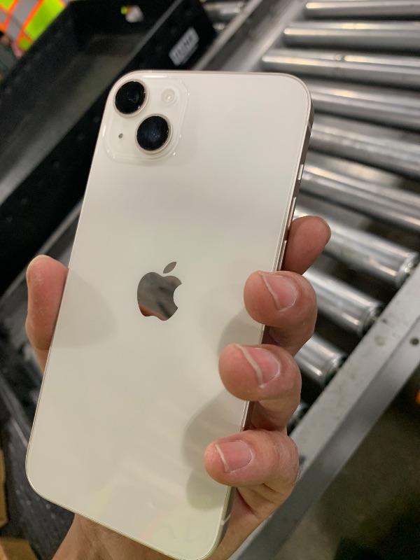 Photo 1 of Apple iPhone 14 Plus, 128GB, Starlight - Unlocked (Renewed)