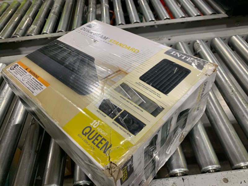 Photo 1 of Intex Dura-Beam Standard Series Pillow Rest Classic Airbed with Internal Electric Pump, Queen