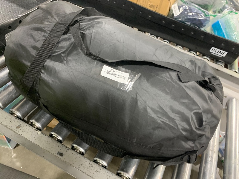 Photo 1 of MEREZA Double Sleeping Bag for Adults Mens with Pillow, XL Queen Size Two Person Sleeping Bag for All Season Camping Hiking Backpacking for Cold Weather & Warm Black