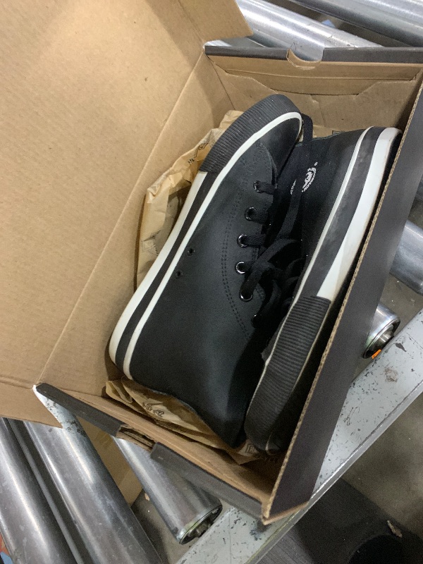Photo 1 of Harley-Davidson Men's Baxter Leather Motorcycle Casual Sneaker, Black/White, 8.5