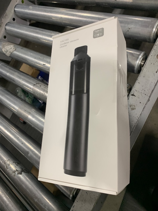 Photo 1 of Car Vacuum Portable Cordless Handheld Vacuum Cleaner 4-in-1 Mini Cordless Vacuum with 2 Suction Modes and 16800pa Suction Power Blowing & Inflating 2 Modes Handheld Vacuum for Car, Desk, Keyboards