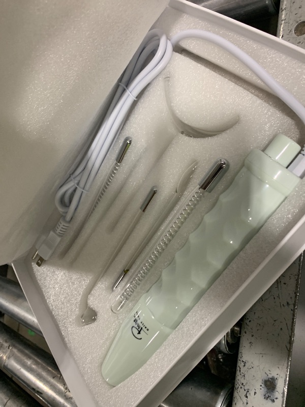 Photo 1 of NuDerma Clinical Skin Therapy Wand - Portable Skin Therapy Machine w 6 Fusion Neon + Argon Wands – Anti Aging - Clarifying - Skin Tightening & Radiance - Wrinkle Reducing