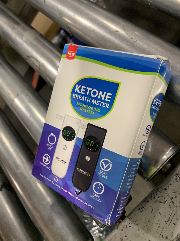 Photo 1 of Ketone Breath Analyzer Professional Breath Ketosis Meter for Ketosis Testing – Portable, Advanced Breath Ketone Tester with 10 Replaceable Mouthpieces, Perfect for Tracking Your Ketones