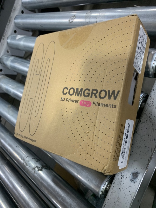 Photo 1 of Comgrow TPU Filament, 1.75mm, 95A Soft TPU Flexible 3D Printer Filament Black 1kg (2.2lbs), Dimensional Accuracy +/- 0.02 mm, Fit Most FDM Printer
