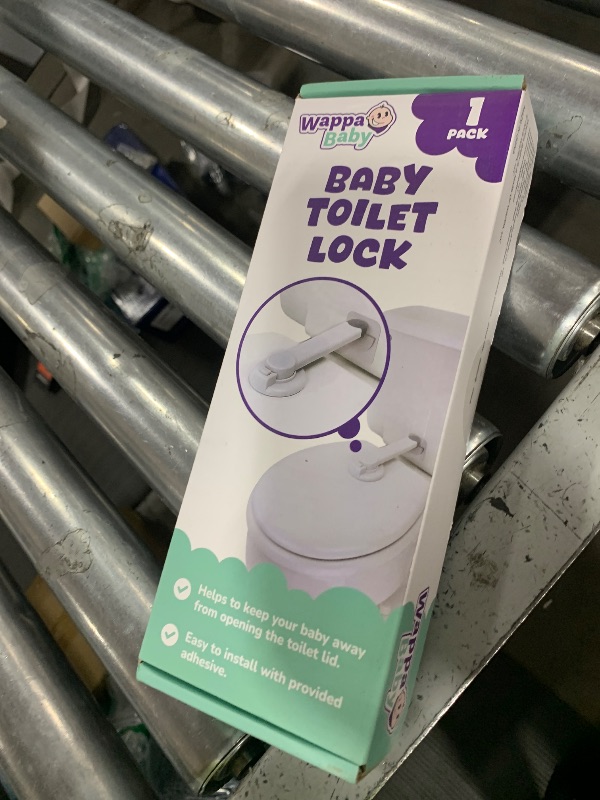 Photo 1 of Baby Toilet Lock by Wappa Baby - 9"L x 4"W - Ideal Baby Proof Toilet Lid Lock - No Tools Needed Easy Installation with 3M Adhesive - Top Safety Toilet Seat Lock - Fits Most Toilets - White (1 Pack)