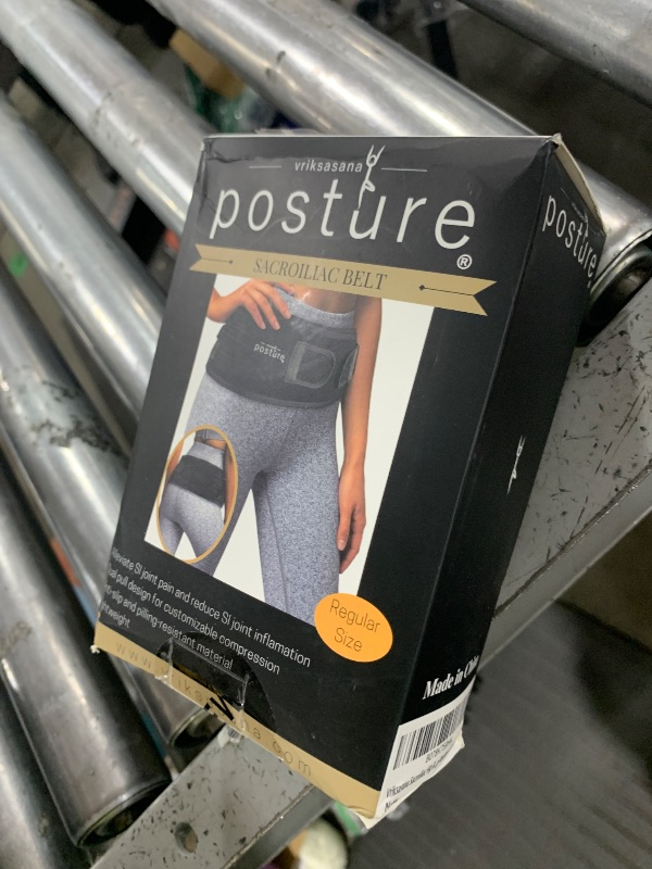 Photo 1 of Vriksasana Posture Sacroiliac Hip Belt for Women and Men That Alleviates Sciatic, Pelvic, Lower Back, Leg and Sacral Nerve Pain Caused by Si Joint Dysfunction| Trochanter Brace (Regular, Black)