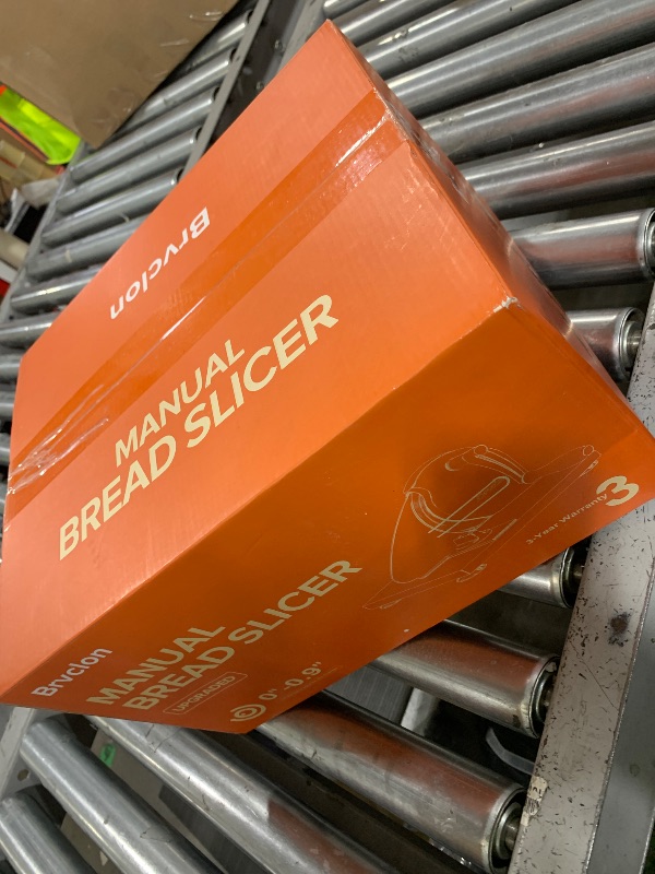 Photo 1 of ?Upgraded?Manual Bread Slicer for Homemade Sourdough Bread,Metal Guide & Adjustable Thickness, Hand Crank Bread Slicer with Scale Line and Suction Cup, Sharp Blade, Suitable for Sourdough Bread, Etc