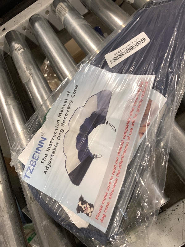 Photo 1 of Hard & Heavy Plastic Dog Cone Collar Alternative for Extra Large Dogs (Adult Lab Golden GSD) After Surgery, Adjustable Pet Recovery Cone Anti-Lick, Elizabethan Protective Cone of Shame for Healing