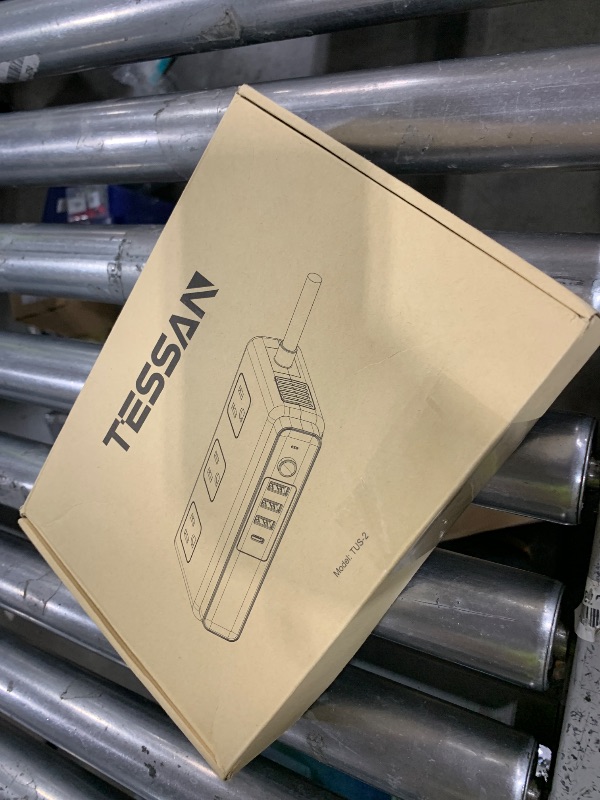 Photo 1 of TESSAN 220V to 110V Voltage Converter for Travel with 4 USB Ports (1 USB C), 3 AC Outlet and EU UK AU IT in ZA International Power Adapter, Step Down Transformer Outlet Converters White