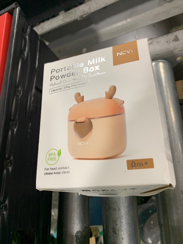 Photo 1 of NCVI Baby Formula Dispenser On The Go, Formula Container To Go, Formula Holder for Travel, Outdoor Picnic with Baby Infant, Portable Container for Milk Powder, Snacks, Candy, Fruits (Brown Deer)