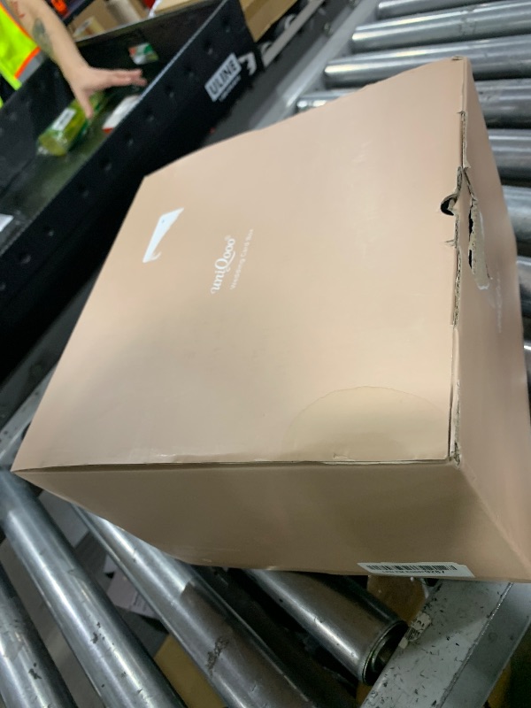 Photo 1 of UNIQOOO Clear Acrylic Card Box w/Slot, Thick DIY Wedding Box Blank White Print, Large 10x10x5.5 in, for Reception Decoration Fundraiser Money Box Election Ballot Graduation Keepsake Party Favor