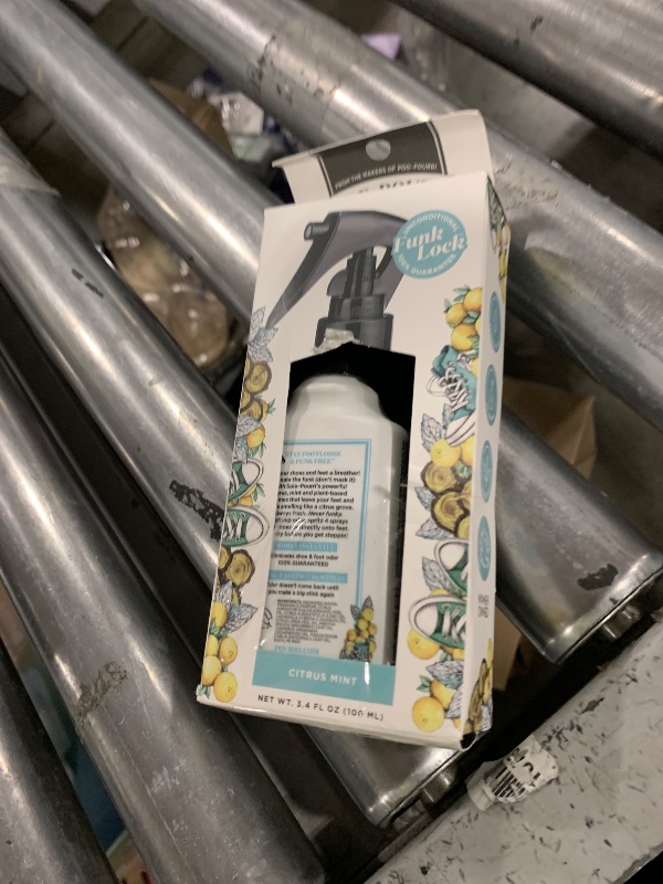 Photo 1 of Sole-Pourri Shoe Deodorizer + Foot Spray, 3.4 Fl Oz, Up to 150 Uses, Funk-Fighting Odor Freshener with Essential Oils, for Smelly Shoes, Feet & Gym Bags, Citrus & Mint Scent