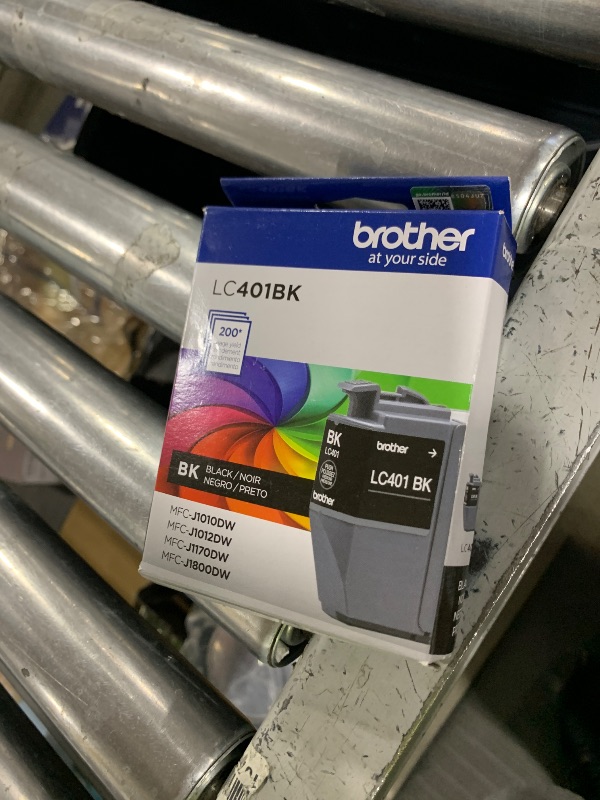 Photo 1 of Brother Genuine LC401BK Standard Yield Black Ink Cartridge