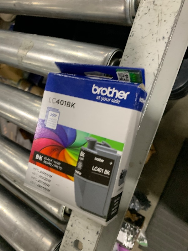 Photo 1 of Brother Genuine LC401BK Standard Yield Black Ink Cartridge