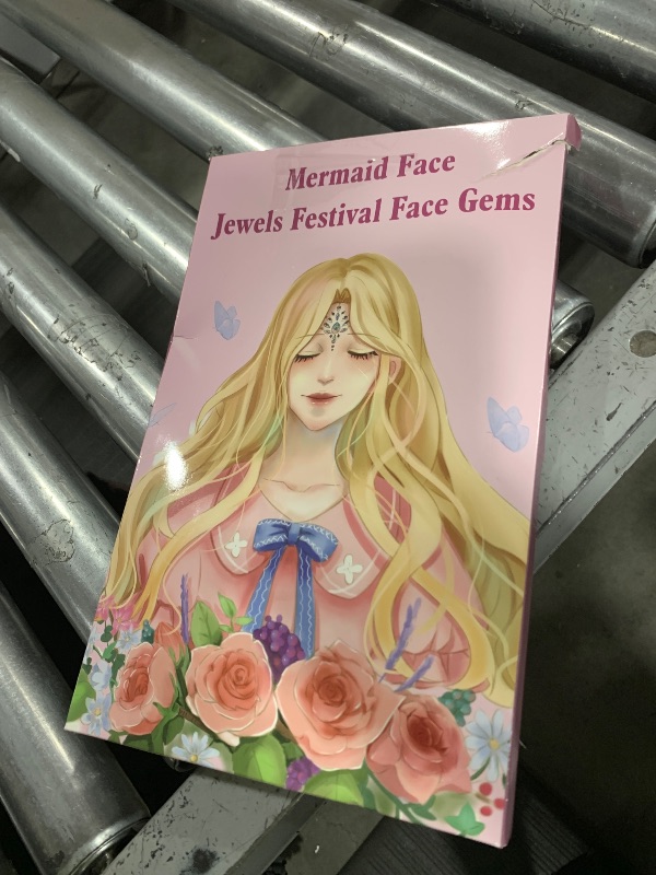 Photo 1 of Face Gems, 10 Sets Mermaid Face Jewels Festival Gems Rhinestones Rave Eyes Body Bindi Temporary Stickers Crystal Stickers Decoration(Bright)