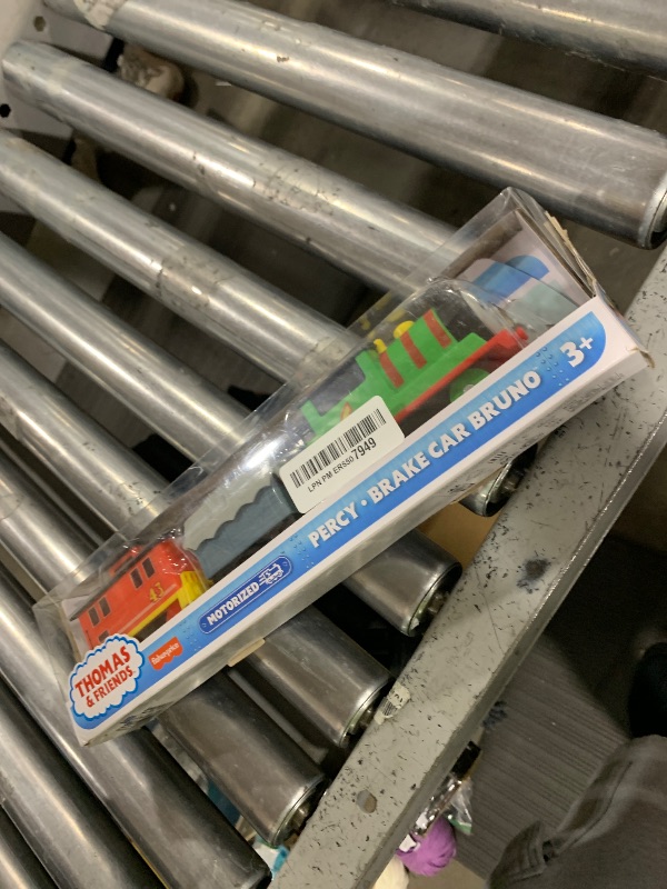 Photo 1 of Thomas & Friends Motorized Toy Train Percy Engine & Brake Car Bruno Rail Vehicle for Preschool Pretend Play Kids Ages 3+ Years