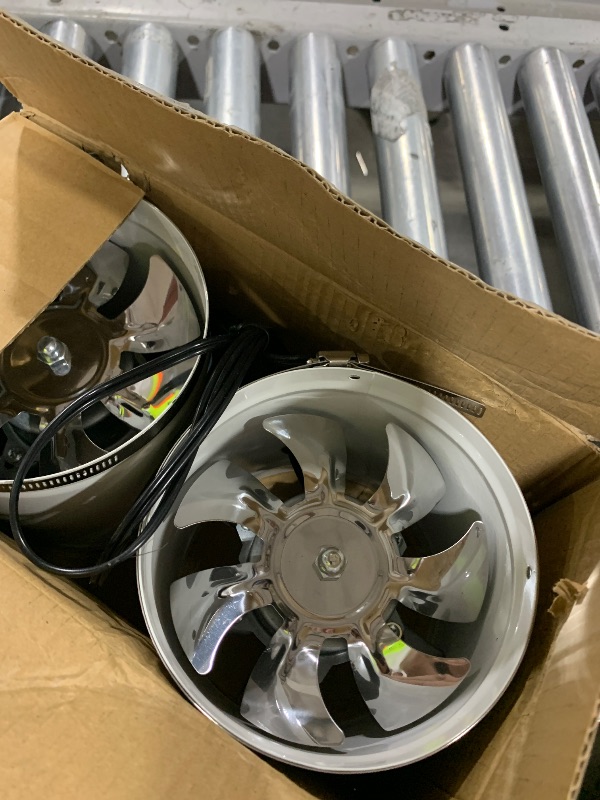 Photo 1 of Dreyoo 6 Inch Inline Duct Fans 460 CFM, 2 Pack Quite Ventilation Exhaust Fans with Duct Clamps for Grow Tent, Mini Greenhouse, Basement, Bathroom, Low Noise