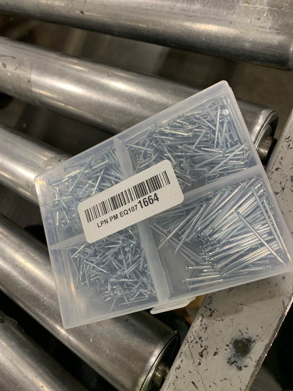 Photo 1 of Mr. Pen- Nail Assortment Kit, 600 Pcs, 4 Sizes, Silver, Small Nails for Hanging Pictures, Finishing Nails, Gold Wall Nails for Hanging, Pin Nails, Hardware Nails, Assorted Nails, Galvanized Nails