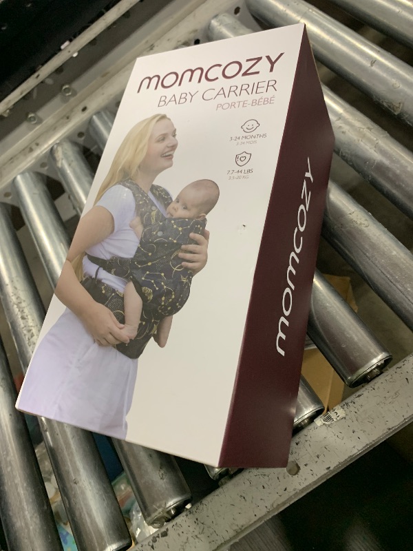 Photo 1 of Momcozy Baby Carrier - Ergonomic, Cozy and Lightweight Carrier for 3-24 Months, Effortless to Put On, Ideal for Hands-Free Parenting, Enhanced Lumbar Support, Purehug for Infant to Toddler, Black