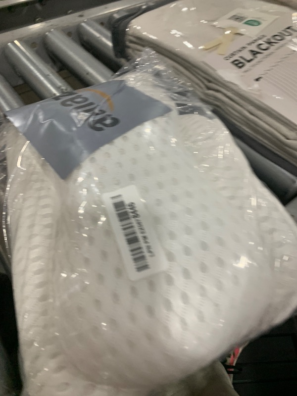 Photo 1 of SetSail Bath Pillow, Relaxing Bath Pillows for Tub Neck and Back Support Soft 4D Breathable Air Mesh Ergonomic Bathtub Pillow with 6 Strong Suction Cups and Hook Luxury Bathroom Accessories,White