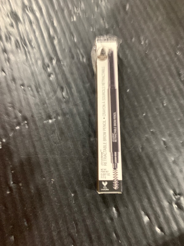 Photo 1 of wet n wild Ultimate Eyebrow Retractable Definer Pencil, Ash Brown, Dual-Sided Brow Brush, Fine Tip, Shapes, Defines, Fills Brow Makeup