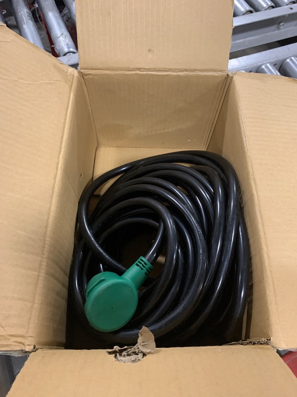 Photo 1 of Strightinc 40FT 3 Prong Dryer 30A 10-30P to 10-30R / EV Extension Cord Level 2 EV Charging 125V/250V STW 10 Gauge Heavy Duty Extension Cord Green Plug