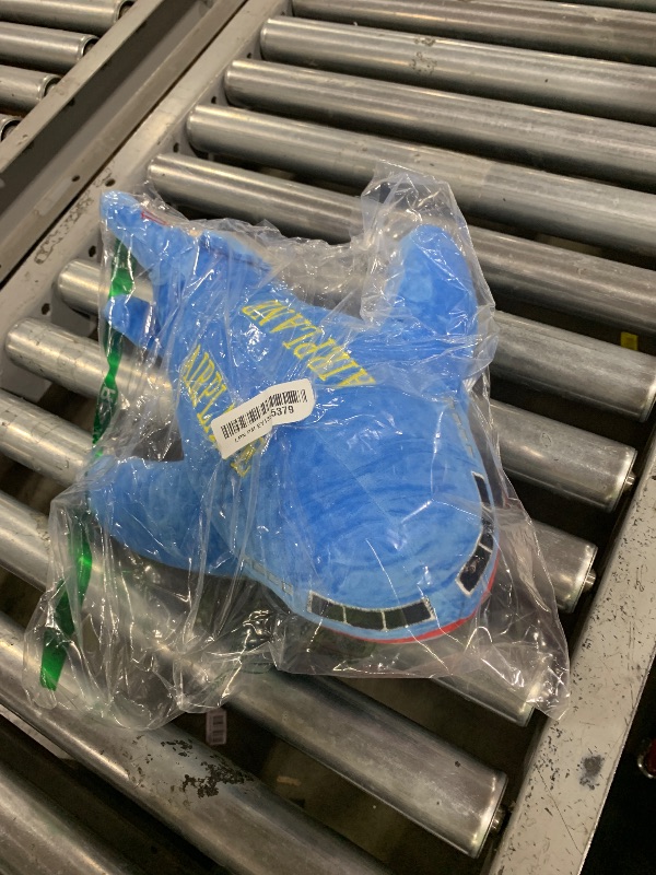 Photo 1 of AUCOOMA Stuffed Airplane Plush Toys Blue Plane Pillow,Gifts for Kids Adults 15.7 inches