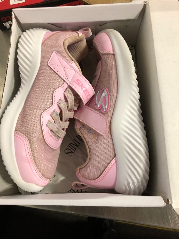 Photo 1 of DREAM PAIRS Boys Girls Sneakers Kids Tennis Running Shoes EZ-ONs EZ-Plays Athletic Sport Gym Lightweight Breathable Shoes,Size 1 Little Kid,Purple/Pink,SDRS2326K