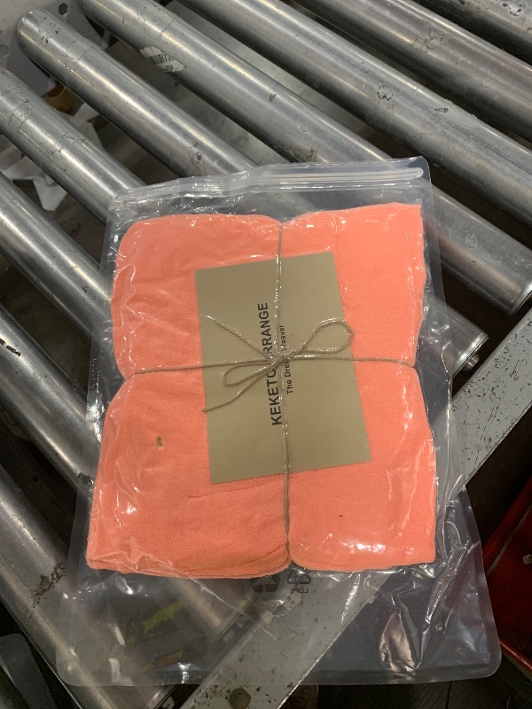 Photo 1 of Keketoarrange Fresh Salmon Cheesecloth Table Runner Peach Echo Gauze 120 Inch 10 FT Boho Cheese Cloth Table Runner for Wedding Baby Shower Bridal Shower Party Sheer Centerpiece Home Decorations