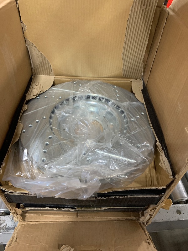 Photo 1 of R1 Concepts Front and Rear Brake Kit For 2005-2008 Chevrolet Cobalt, 2008-2010 Chevrolet HHR, 2004 Chevrolet Malibu| Drilled Slotted Brake Rotors| Ceramic Brake Pads and Rotors Kit| Hardware included
