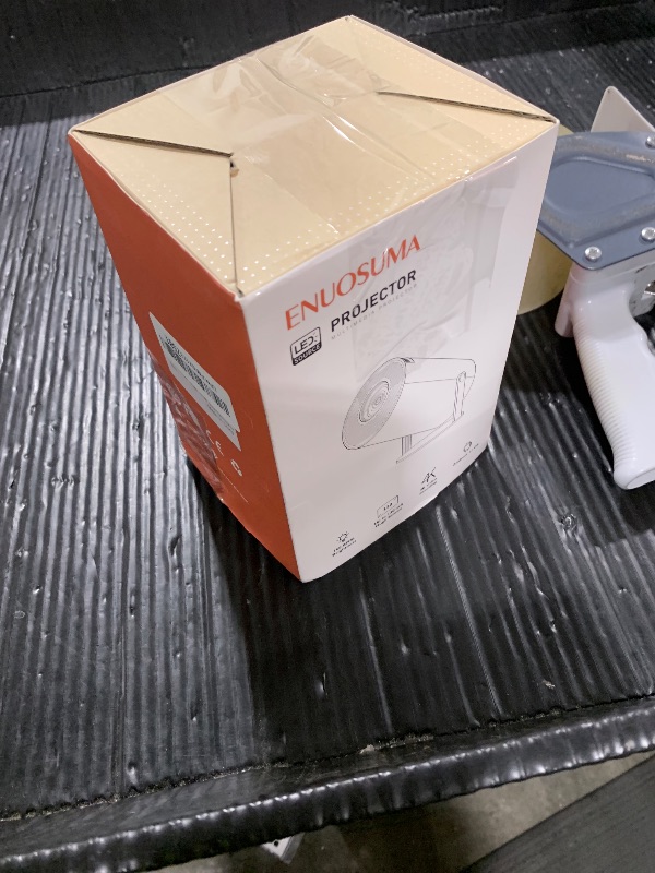 Photo 1 of Mini Projector, Support 4K 1080P Portable Projector with Dual Band WIFI6 5G Wireless 5.2 Bluetooth Android 11, 200 ANSI Lumens, 180° Rotatable, Auto Keystone Correction,35"-130" Screen Video Projector