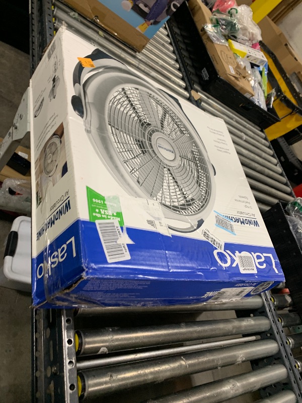 Photo 1 of Lasko Wind Machine Fan, Air Circulator Fan with 3 Speeds, 20" Model 3300, Gray