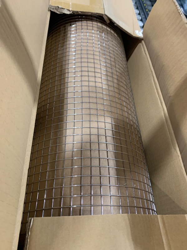 Photo 1 of Hardware Cloth 48inx100ft 1/2 Inch Galvanized, Chicken Wire Fence Chicken Rabbit Snake cage Wire Fence Mesh Roll,Garden Plant Welded Metal Wire Fence,Poultry Animal Netting cage Screen.