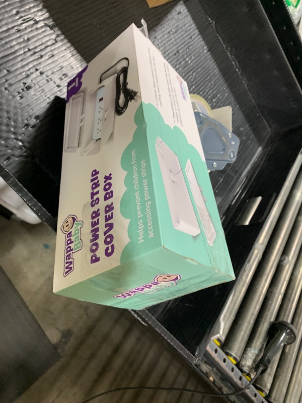 Photo 1 of Power Strip Cover Box - Effectively Baby Proofs Power Strip with Patented Dual Lock. Convenient Side Openings for Cords & Cables. Protects Small Hands & Fingers
