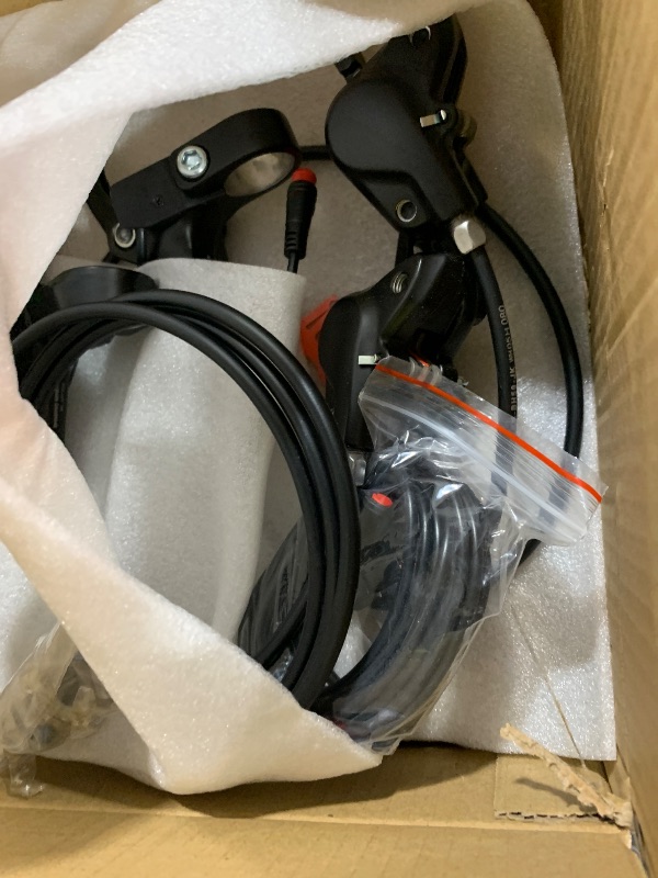 Photo 1 of Meteorolite ShimanoOEM MT200 E-Bike Hydraulic Disc Brakes Set, New Upgrade 2-Pin 2-Piston Ebike Hydraulic Brakes Set with 160/180/203mm Rotors, Pre-Bled with Mineral Oil Ebike Hydraulic Brakes