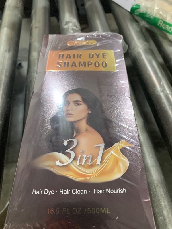 Photo 1 of GURKOOYD Hair Dye Shampoo 3 in 1, Hair Color Shampoo, Light Brown Hair Dye, Brown Hair Shampoo, Colors in Minutes, Easy to Use, 16.90 Fl Oz